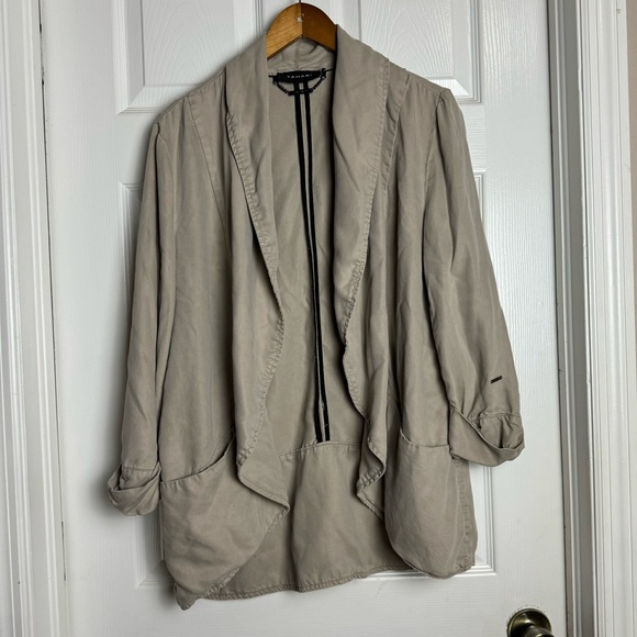 Tahari Open Front Beige Blazer jacket - Picture 4 of 6